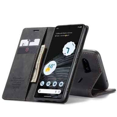 CaseMe Smart Magnet Flipdeksel Google Pixel 8 - Sort