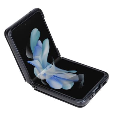 Nillkin Qin Vegansk Lær Deksel Samsung Galaxy Z Flip 5 - Sort