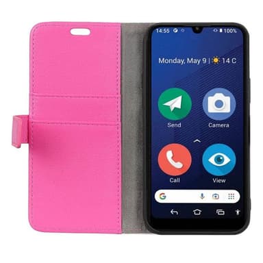 Lommeboketui 2-kort Doro 8210 - Rosa