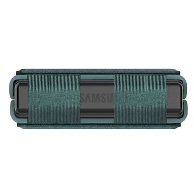 Nillkin Qin Vegansk Lær Deksel Samsung Galaxy Z Flip 5 - Mørkgrønn