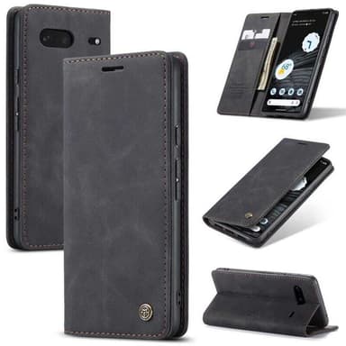 CaseMe Smart Magnet Flipdeksel Google Pixel 8 - Sort