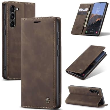 CaseMe Smart Magnet Flipdeksel Samsung Galaxy S23 FE - Coffee