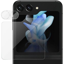 Herdet glass 2i1 Samsung Galaxy Z Flip 5 - Gjennomsiktig