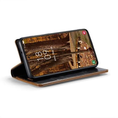 CaseMe Lommebok 2-kort Samsung Galaxy S23 FE - Brun