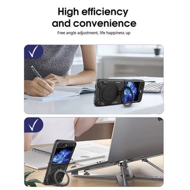 Magnetic Ring deksel Samsung Galaxy Z Flip 5 - Svart