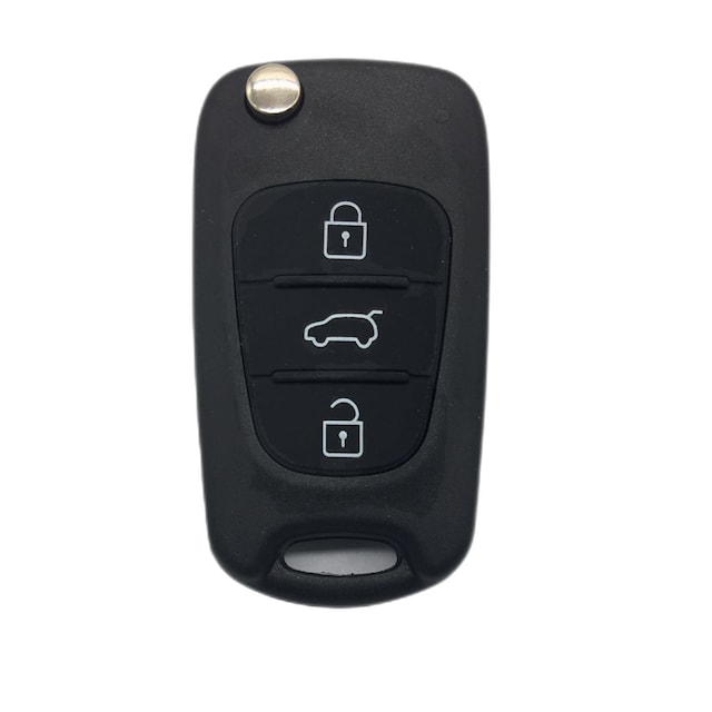 3-knappers sammenleggbar bilnøkkelskall til HYUNDAI Kia Sort
