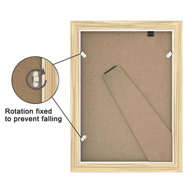 Vakker ramme for plakater og bilder 32,5x23,8cm (hvit)