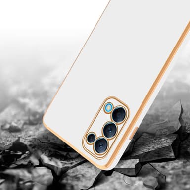 Oppo FIND X3 LITE silikondeksel case (Hvit)