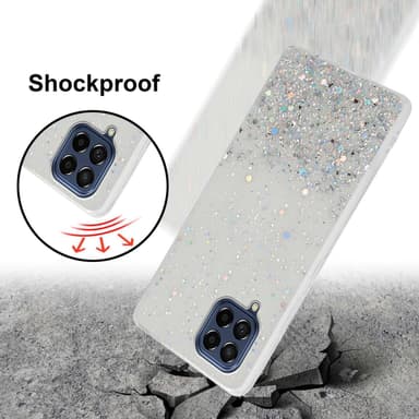 Samsung Galaxy M53 5G Silikondeksel Glitter