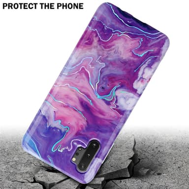 Samsung Galaxy NOTE 10 PLUS lommebokdeksel etui (lilla)