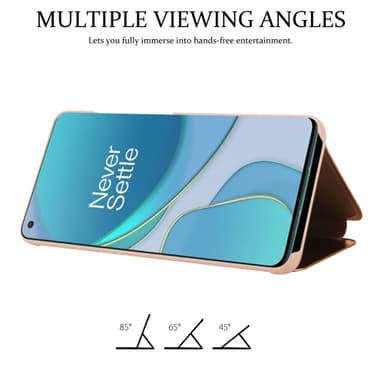 OnePlus 8T lommebokdeksel etui (rosa)