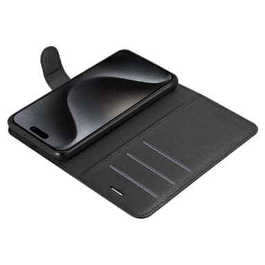 iPhone 15 PRO MAX lommebokdeksel etui (Svart)