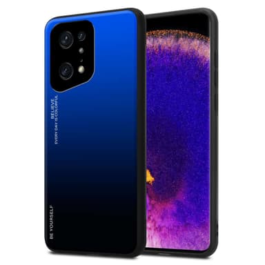 Oppo FIND X5 PRO Deksel Case Cover (Svart)
