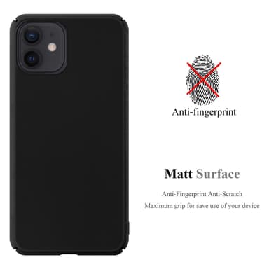 iPhone 12 / 12 PRO Hardt Deksel Case (svart)