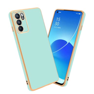 Oppo Reno6 5G silikondeksel case (Grønn)