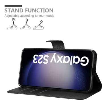 Samsung Galaxy S23 lommebokdeksel etui (Svart)