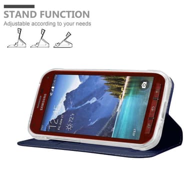Samsung Galaxy S5 ACTIVE lommebokdeksel etui (blå)