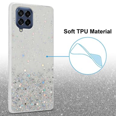 Samsung Galaxy M53 5G Silikondeksel Glitter