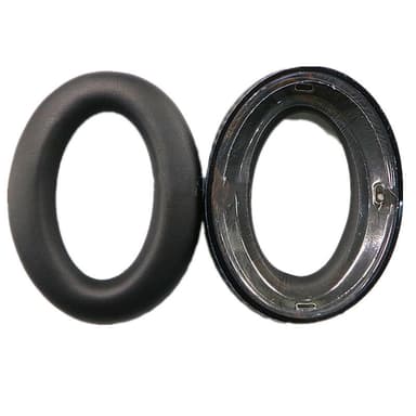 Erstatning av 1 par øreputer for Sennheiser PXC 350/450/ HD380 Sort