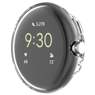 INF Deksel med skjermbeskytter for Google Pixel Watch 1/2 Gjennomsiktig