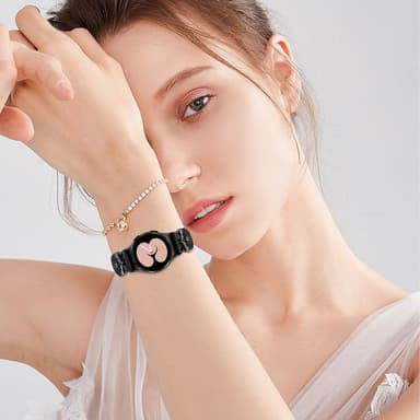Bling Rhinestone Leather Watch Band for Samsung Galaxy Watch 4/5/6 Series Sort