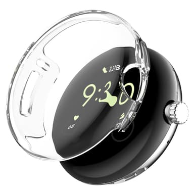 INF Deksel med skjermbeskytter for Google Pixel Watch 1/2 Gjennomsiktig