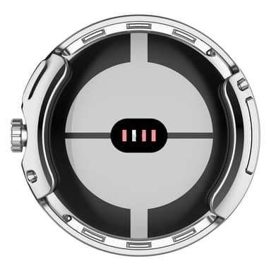 INF Deksel med skjermbeskytter for Google Pixel Watch 1/2 Sølv
