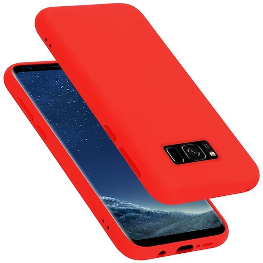 Samsung Galaxy S8 PLUS silikondeksel case (rød)
