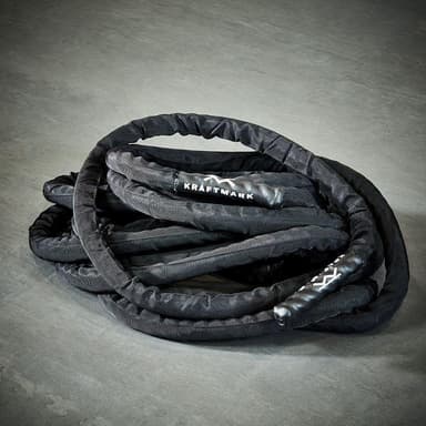 Kraftmark Treningstau - Battlerope Cordura Svart