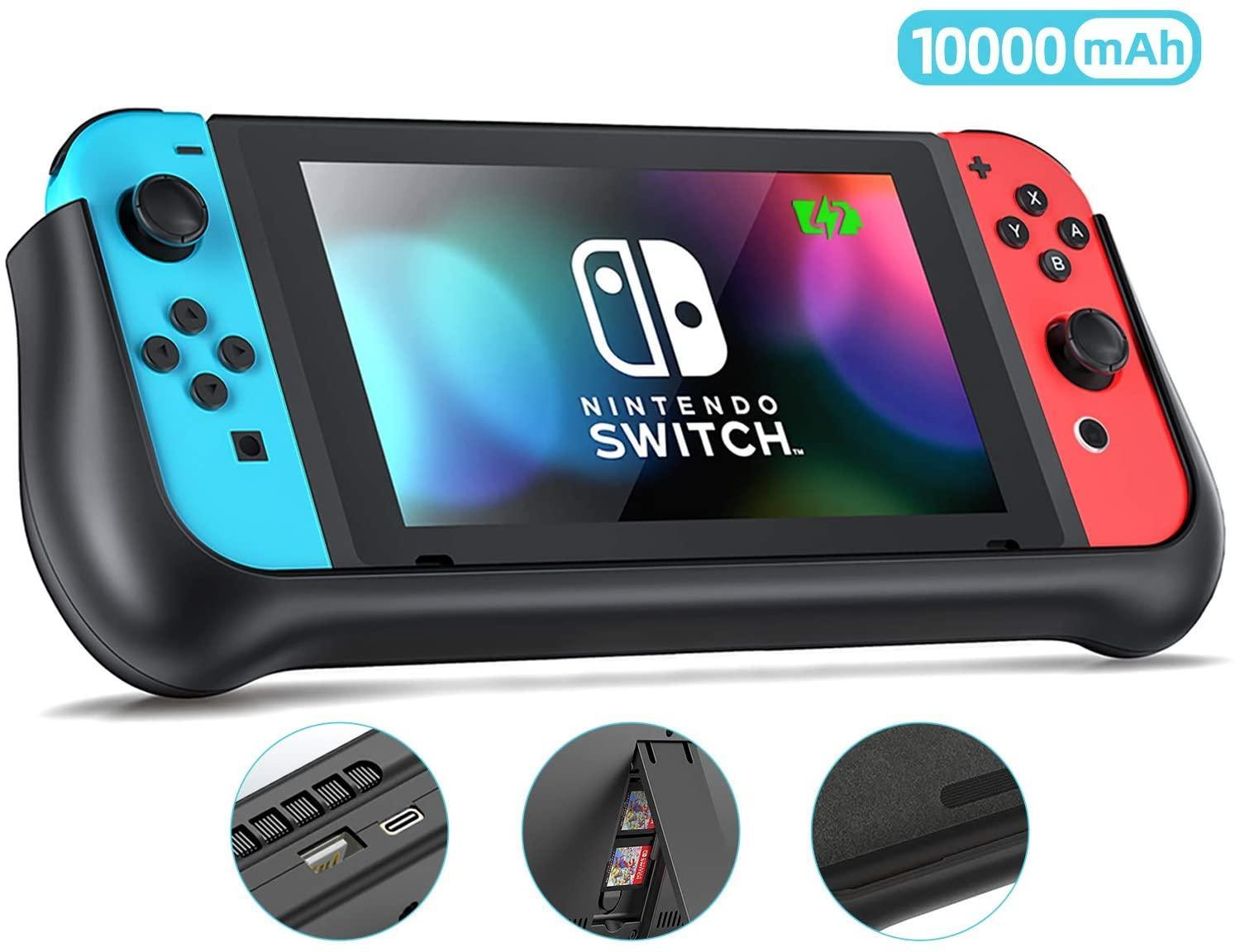 Bærbar kompatibel med Nintendo Switch - svart -
