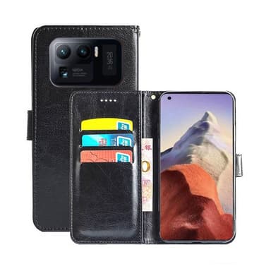 Lommebokdeksel 3-kort Xiaomi Mi 11 Ultra  - Svart