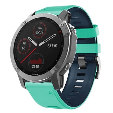 Twin Sport armbånd Garmin Fenix 6 - Mynt/svart
