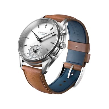 Kronaby Hybrid Smartklokke Sekel 43mm Stål Hvit skive
