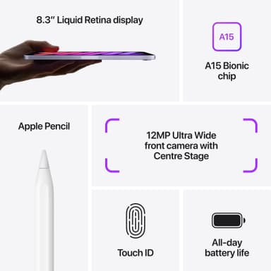 DEMO iPad mini (2021) 64 GB WiFi (lilla)