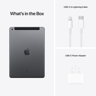 iPad 10,2" (2021) 64 GB 4G LTE (stellargrå)