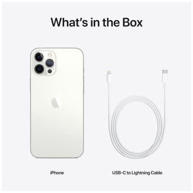 iPhone 12 Pro Max - 5G smarttelefon 128 GB (sølv)