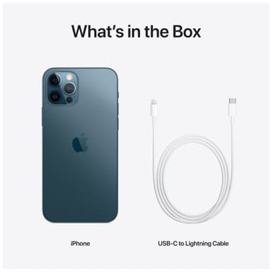 iPhone 12 Pro - 5G smarttelefon 128 GB (stillehavsblå)