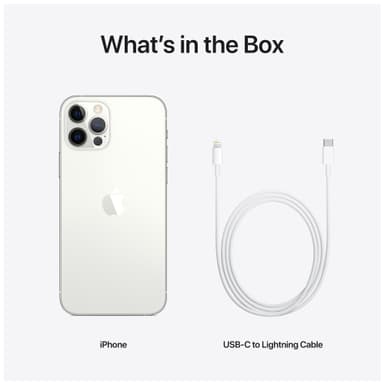 iPhone 12 Pro - 5G smarttelefon 128 GB (sølv)