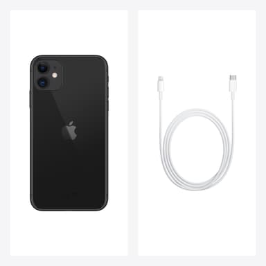 iPhone 11 smarttelefon 64 GB (sort)