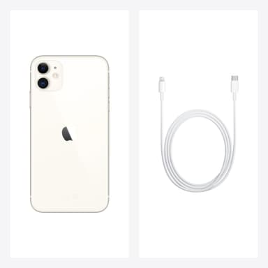 iPhone 11 smarttelefon 64 GB (hvit)