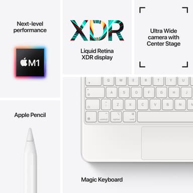 iPad Pro 12,9" 2021 256 GB WiFi (sølv)