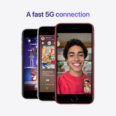 iPhone SE Gen. 3 smarttelefon 64GB (stjerneskinn)