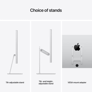 Studio Display med Standard Glass/vinkeljusterbart stativ