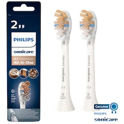Philips Sonicare tannbørstehoder HX909210 (hvit, 2-pakning)