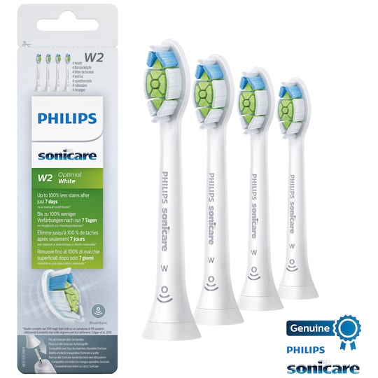 Philips Sonicare tannbørstehoder HX6064/10 (hvit)