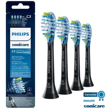 Philips Premium Plaque Defence børstehoder HX9044/33 (sort)