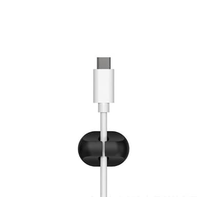 Kabelholder for 1 kabel - Svart