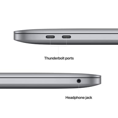 MacBook Pro 13 M2 2022 8/512GB (stellargrå)