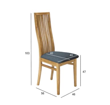 Stol RETRO grå