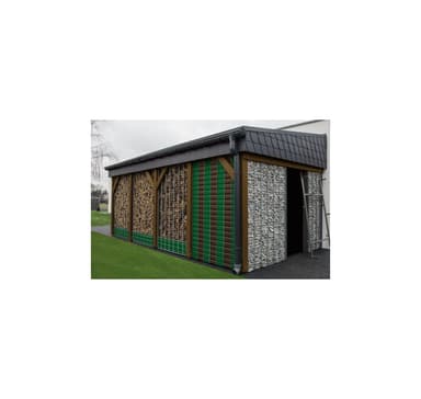 Hagegjerde skjermlist SOLID 19cm x 26m, 1200g/m², brun